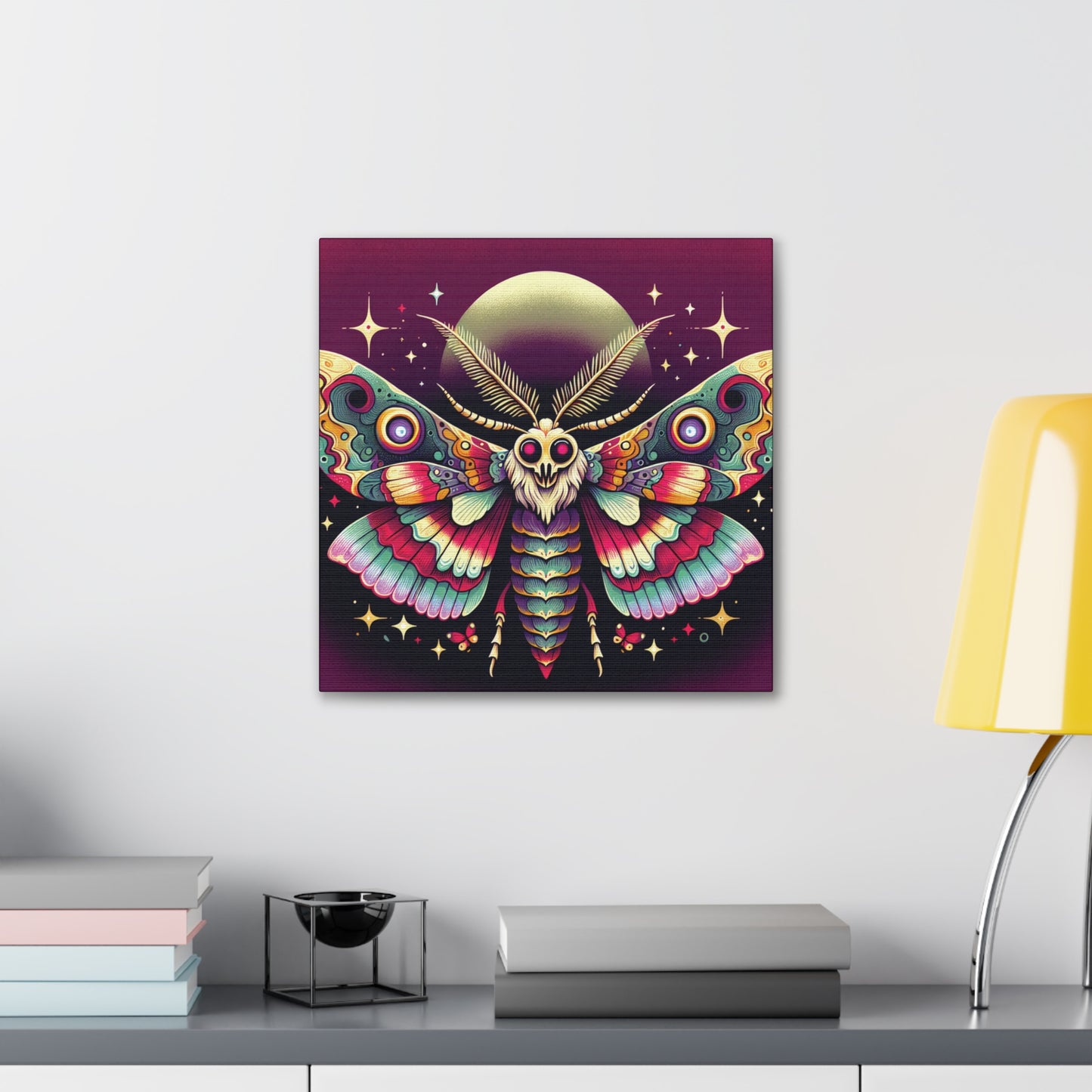 Moon Moth Canvas Gallery Wrap