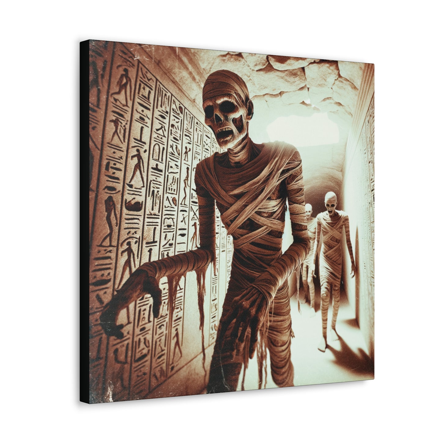Mummy Horde Canvas Gallery Wrap
