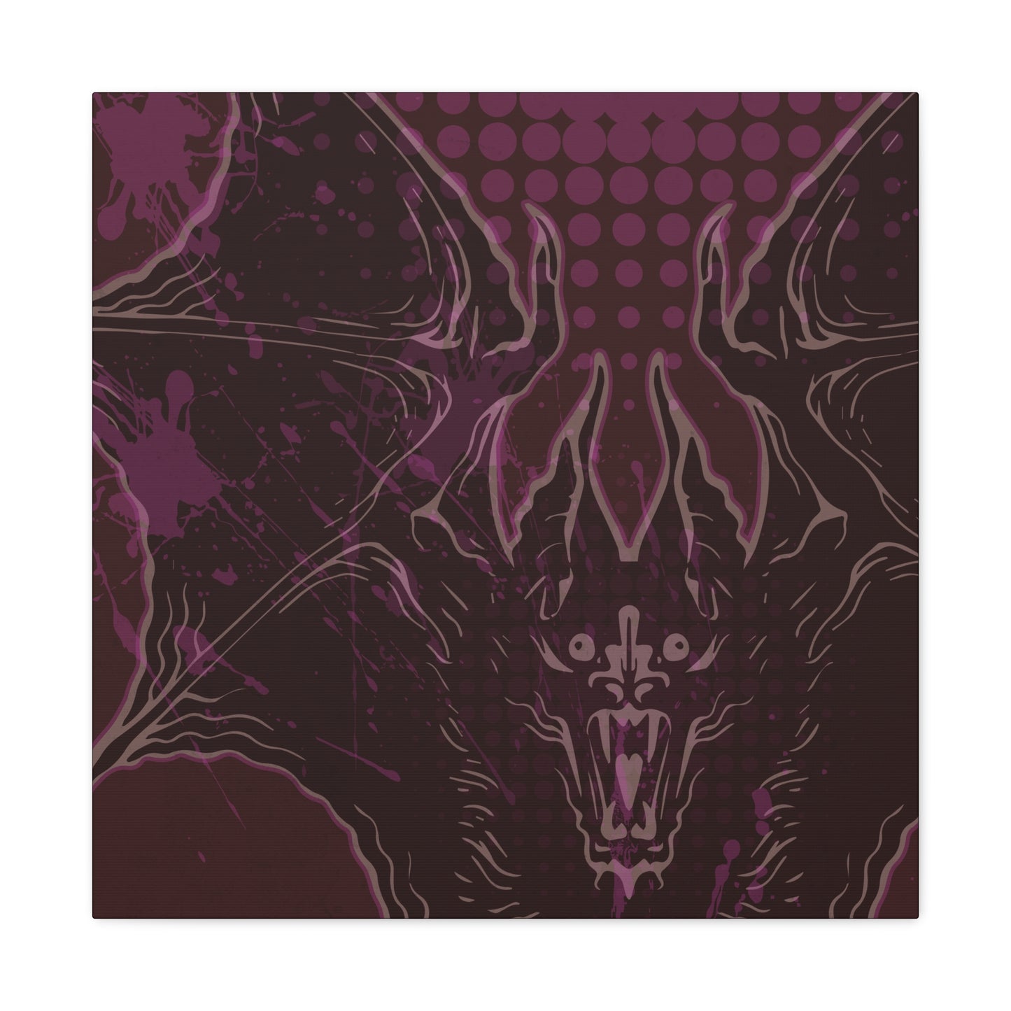Vampire Bat Canvas Gallery Wrap