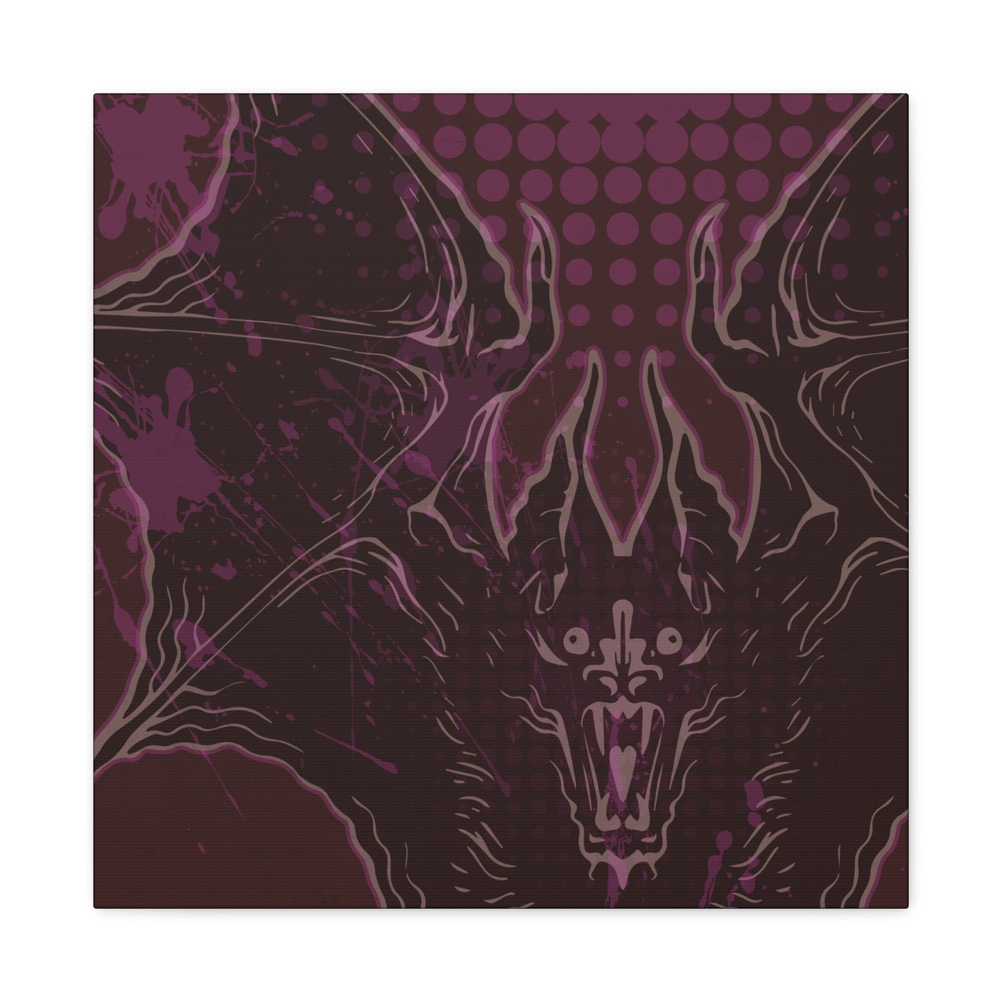 Vampire Bat Canvas Gallery Wrap