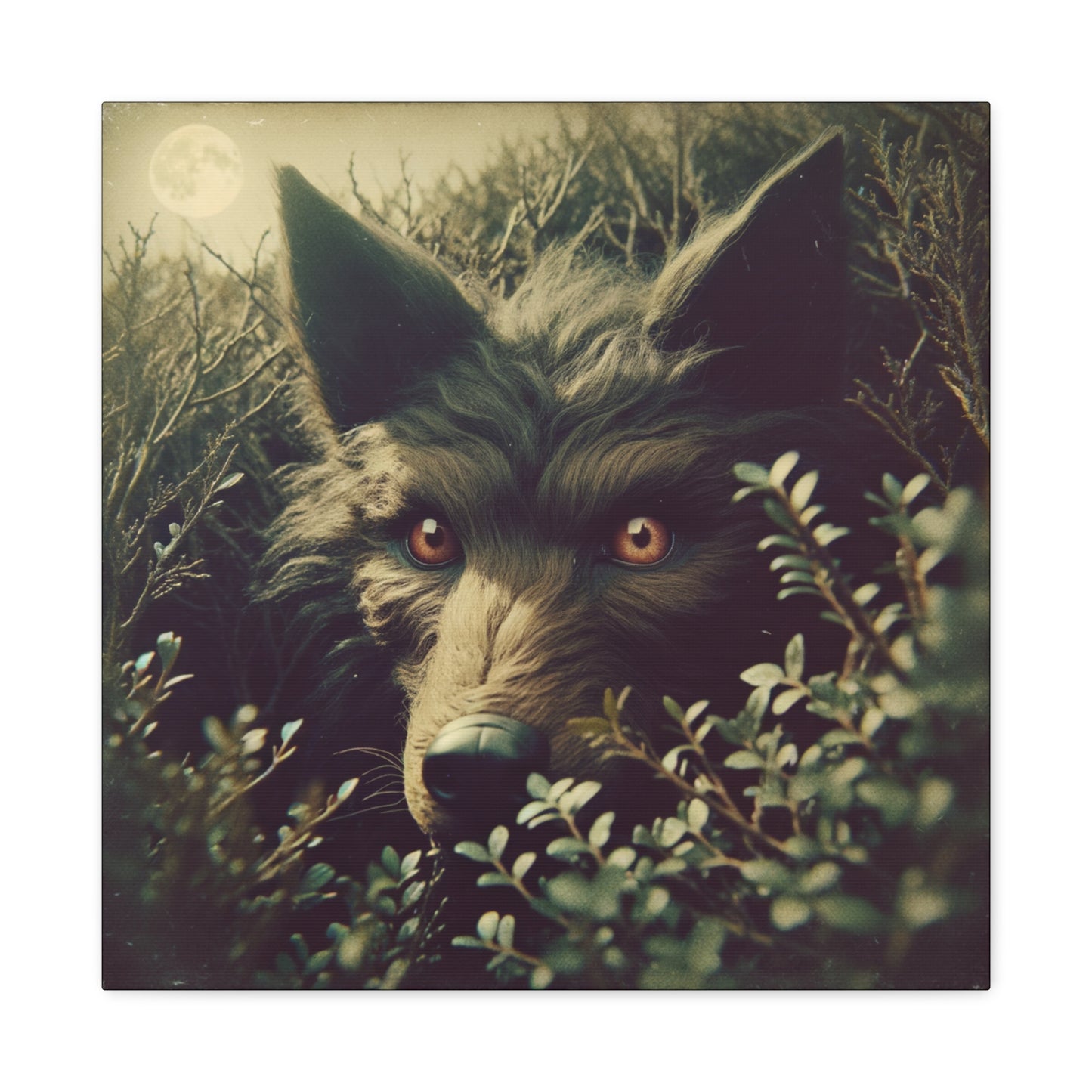 Stalking Werewolf Canvas Gallery Wrap