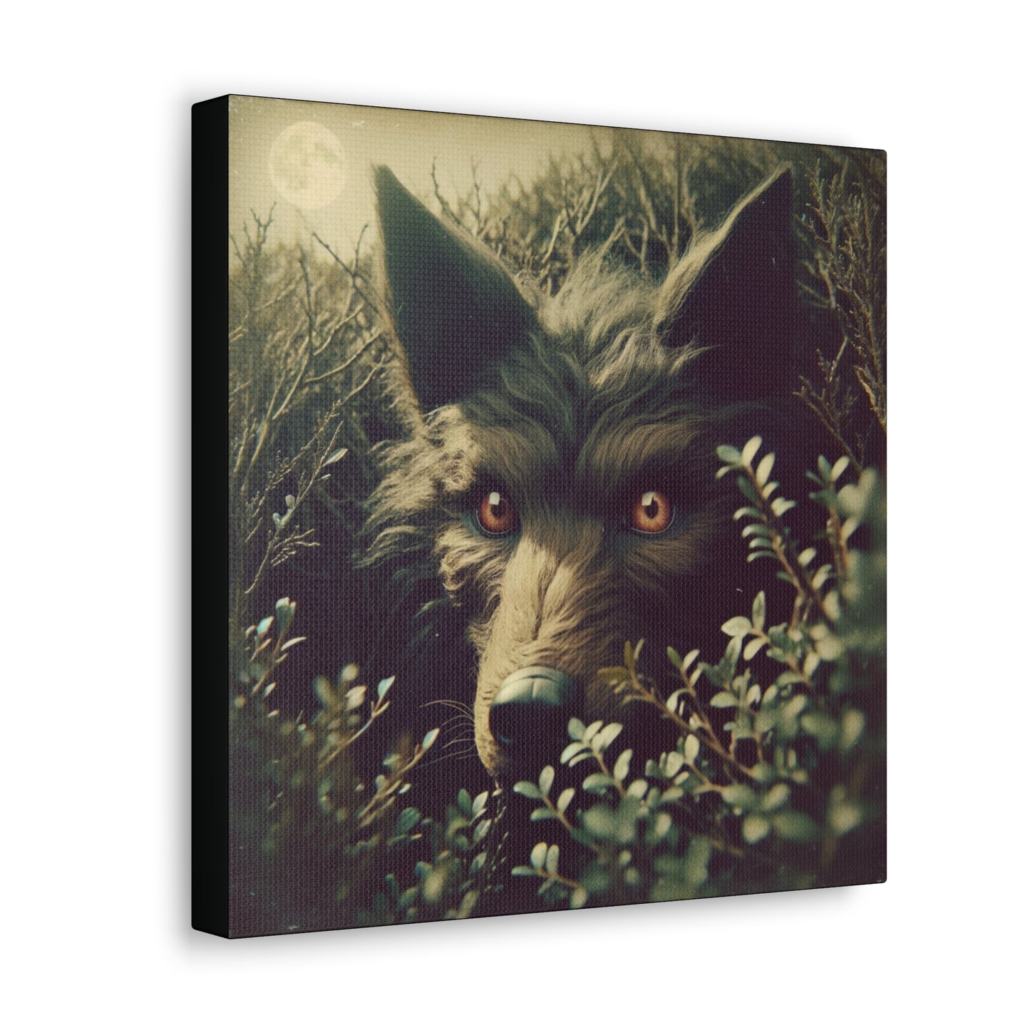 Stalking Werewolf Canvas Gallery Wrap